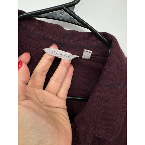 Athleta‎  Women’s Heat Tech Button Down Long Sleeve Shirt L - Picture 3 of 7
